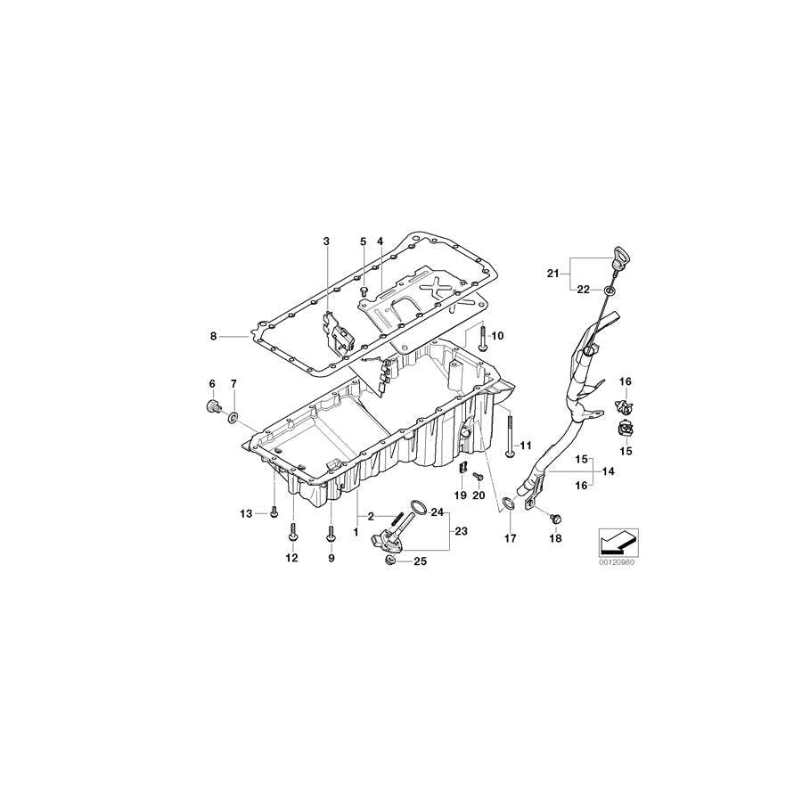 Genuine BMW 11137800624 E39 E38 E53 Torx Bolt M8X80 (Inc. X5 3.0d, 745d & 730d) | ML Performance US Car Parts