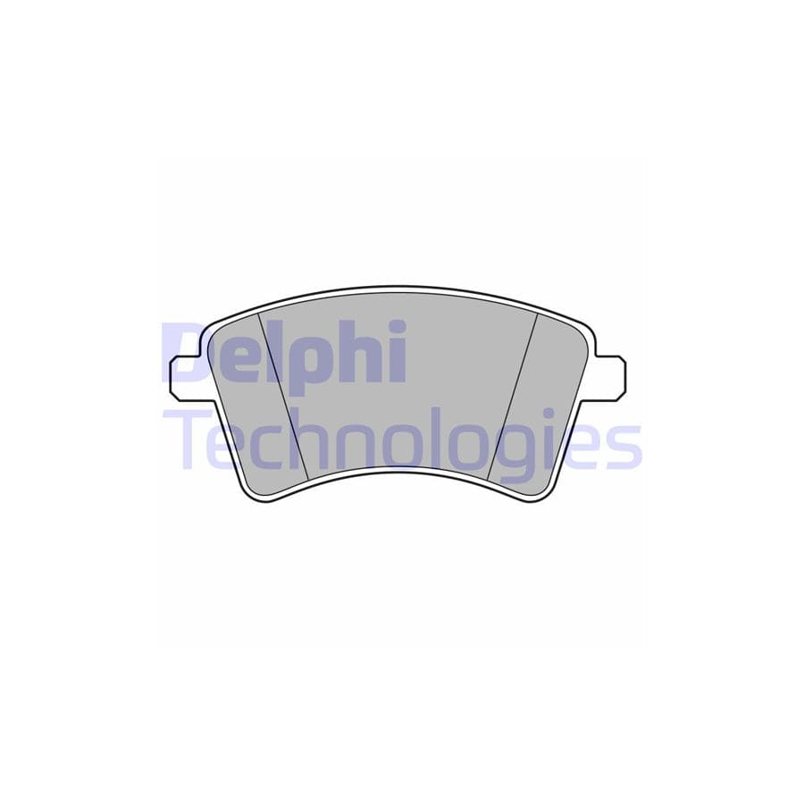 Delphi Lp3715 Brake Pad Set Suitable For Mercedes-Benz Citan