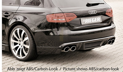 Rieger 00055508 Audi B8 B81 A4 Rear Diffuser 4 | ML Performance UK Car Parts