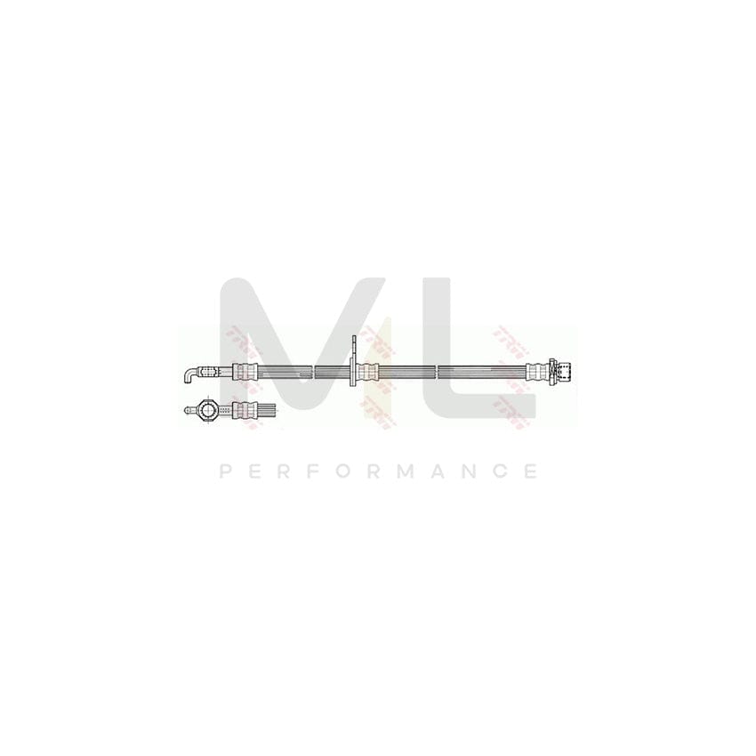 TRW PHD533 Brake Hose 600mm, M10x1 | ML Performance Car Parts