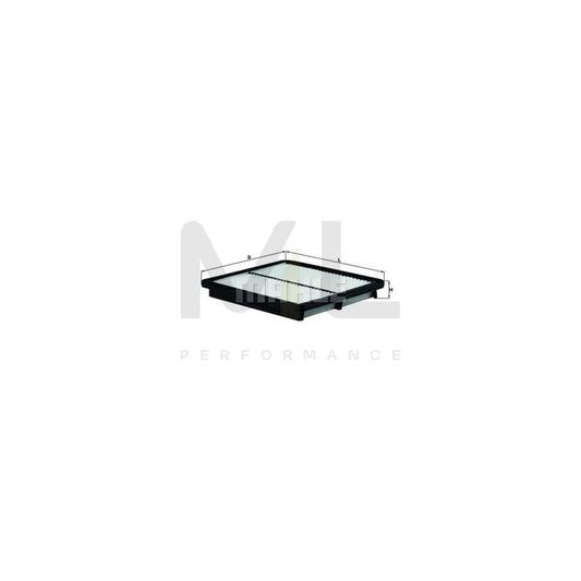 MAHLE ORIGINAL LX 1955 Air Filter for KIA Sorento I (JC) Filter Insert | ML Performance Car Parts