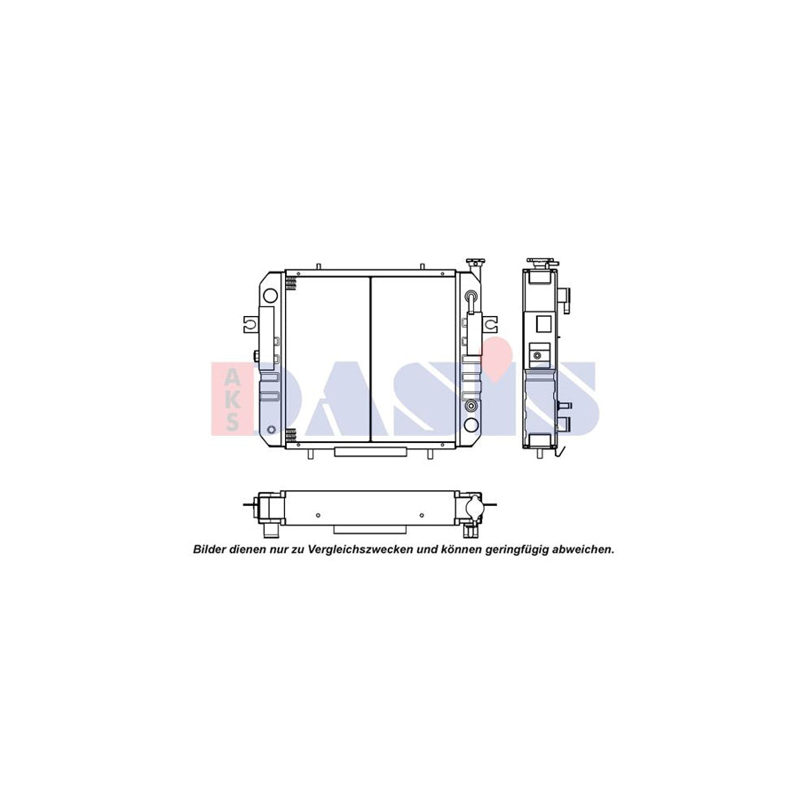 AKS Dasis 430005N Engine Radiator