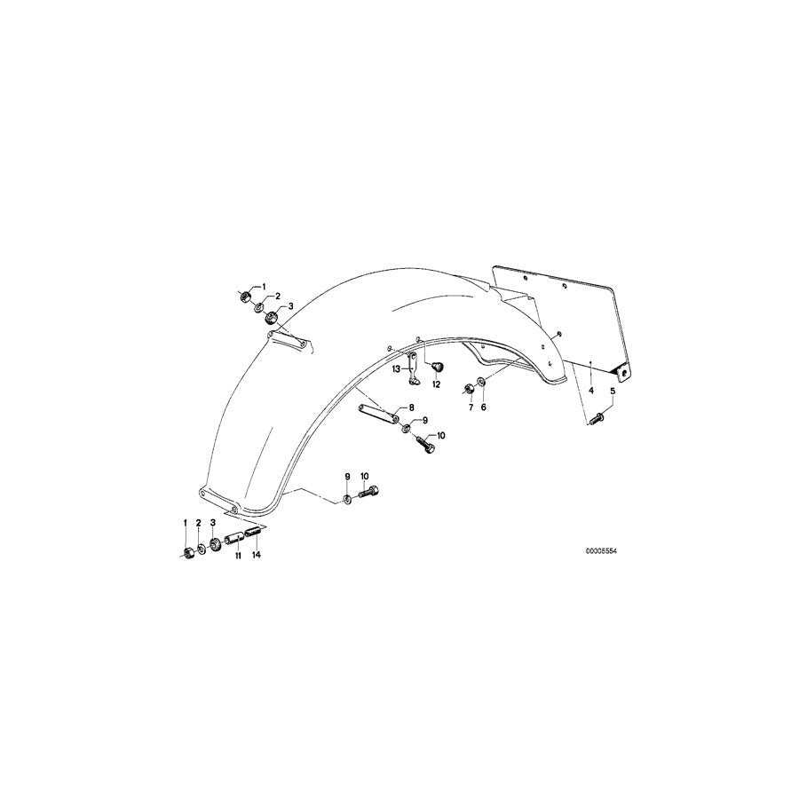 Genuine BMW 46622303274 Bracket (Inc. R90/6) 1 | ML Performance US Car Parts