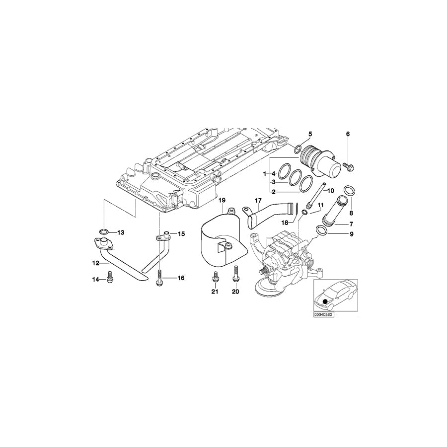 Genuine BMW 11137830113 E39 E52 O-Ring 38X2,5MM (Inc. M5, ALPINA V8 & Z8) | ML Performance UK Car Parts