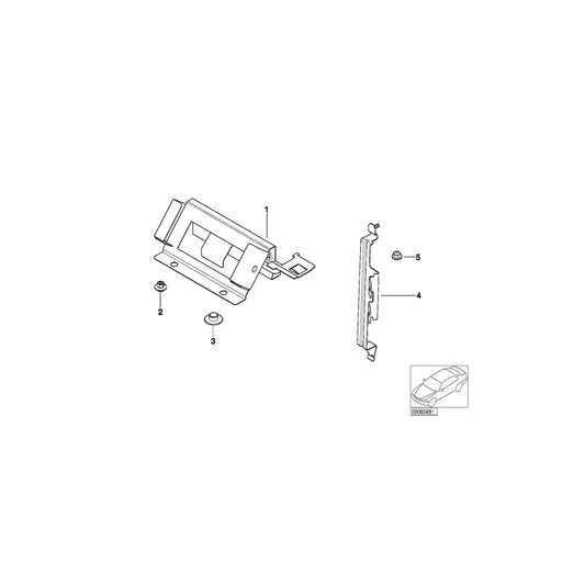 Genuine BMW 61358379549 E52 Bracket, Control Unit (Inc. ALPINA V8 & Z8) | ML Performance US Car Parts