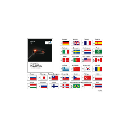Genuine BMW 01402978784 Owner's Manual For Infotainment FRCA (Inc. X4 M40iX, X3 28i & M2) | ML Performance US Car Parts