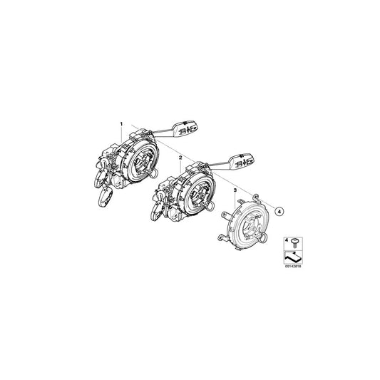 Genuine BMW 61319203106 E70 Switch Unit Steering Column (Inc. X5) | ML Performance US Car Parts