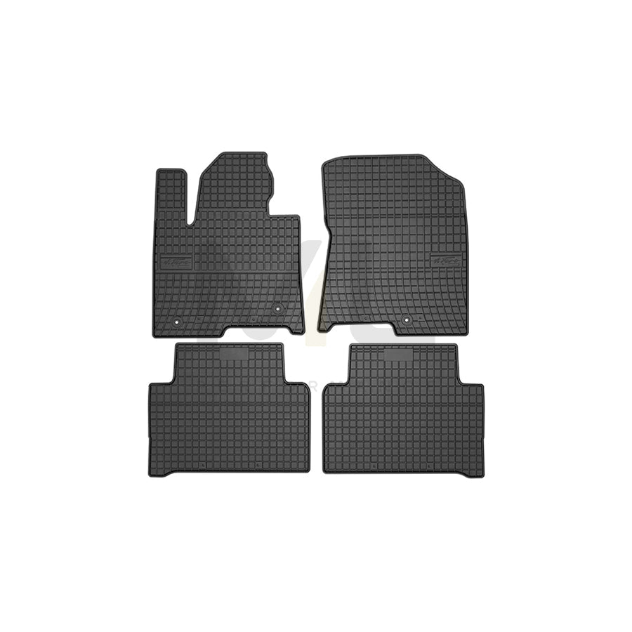 FROGUM Tailored, Basic 411340 Floor mat set for KIA Sorento IV (MQ4) Elastomer, Front and Rear, Quantity: 4, Black, (LHD)