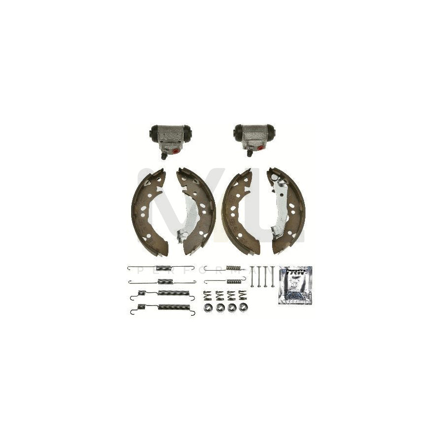 TRW Brake Kit BK2607 Brake Shoe Set for HYUNDAI Amica / Atoz (MX) with wheel brake cylinder | ML Performance Car Parts