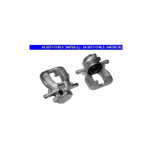 ATE 24.3571-1745.5 Brake Caliper for Peugeot 407