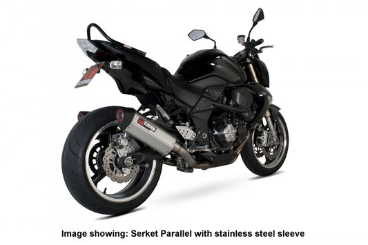Scorpion RKA79CEO Kawasaki Z1000 Serket Parallel Slip-On (Pair) - Carbon Fibre Sleeve | ML Performance US US