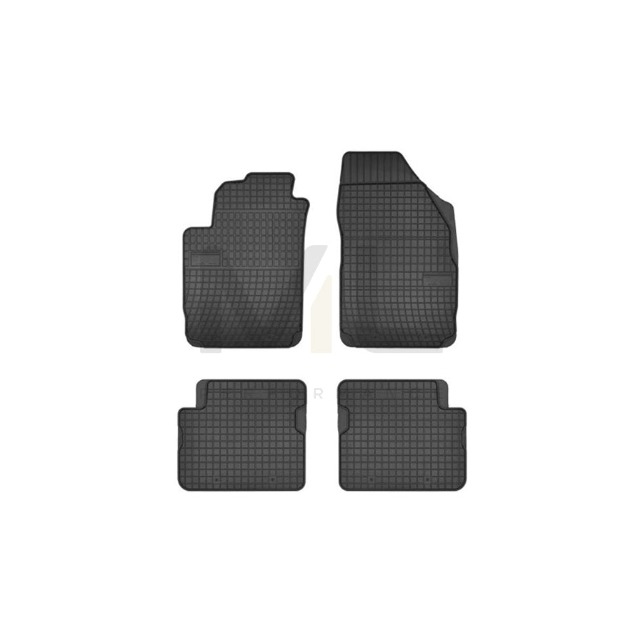 FROGUM Tailored 546313 Floor mat set Elastomer, Front and Rear, Quantity: 4, Black, (LHD)