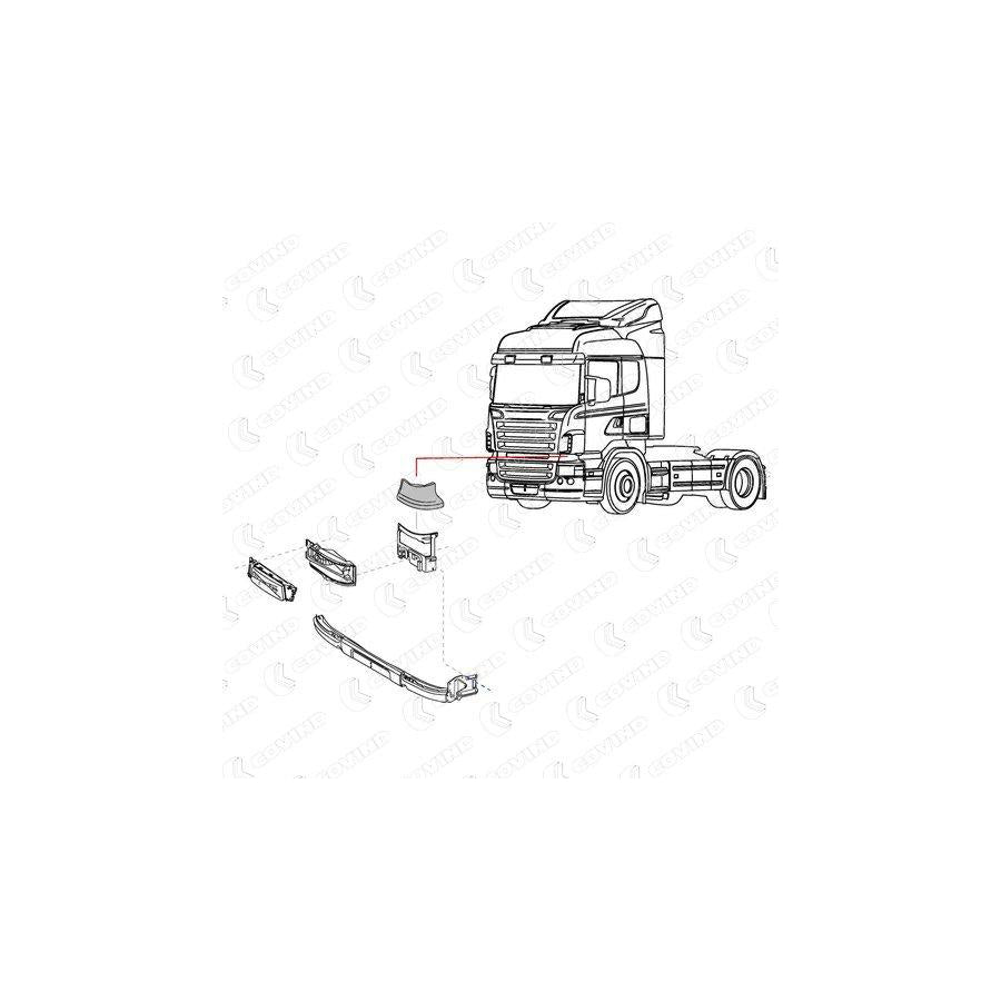 Covind Scr/157 Housing, Headlight