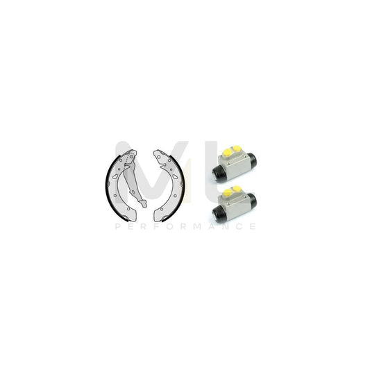 BREMBO STANDARD KIT H 28 011 Brake Shoe Set for HONDA Accord VI Saloon (CK, CG, CH, CF8) Ø: 229mm | ML Performance Car Parts