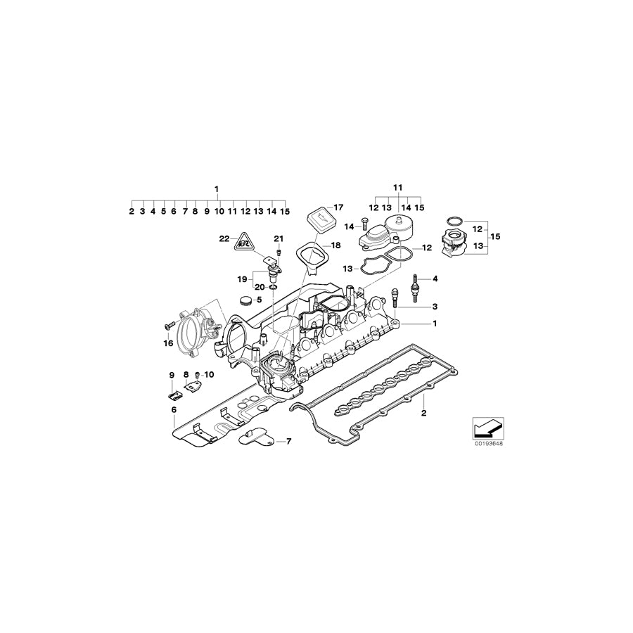Genuine BMW 11127792458 E83 E60 E61 Heat Protection Shield (Inc. 320d, 520d & X3 2.0d) | ML Performance US Car Parts
