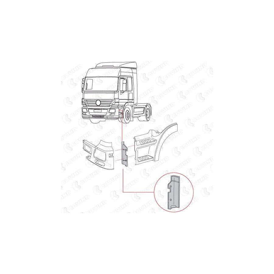 Covind 943/ 97 Cover, Footboard