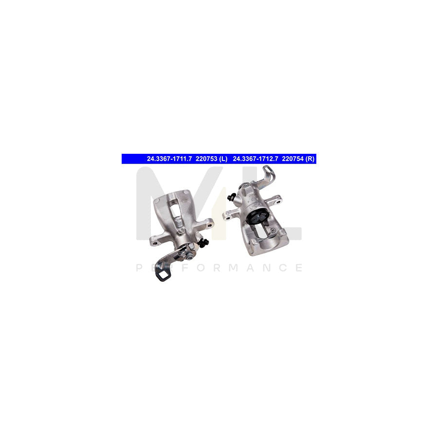 ATE 24.3367-1712.7 Brake Caliper without holder