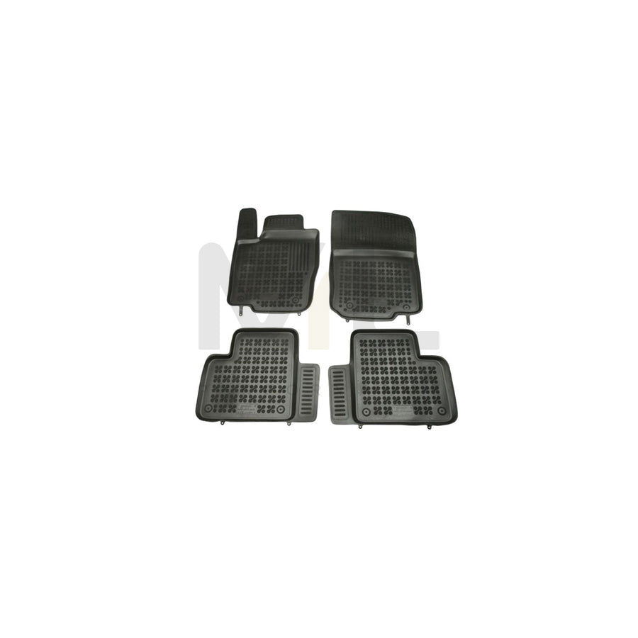 REZAW PLAST Tailored 201714 Floor mat set Elastomer, Front and Rear, Quantity: 4, Black