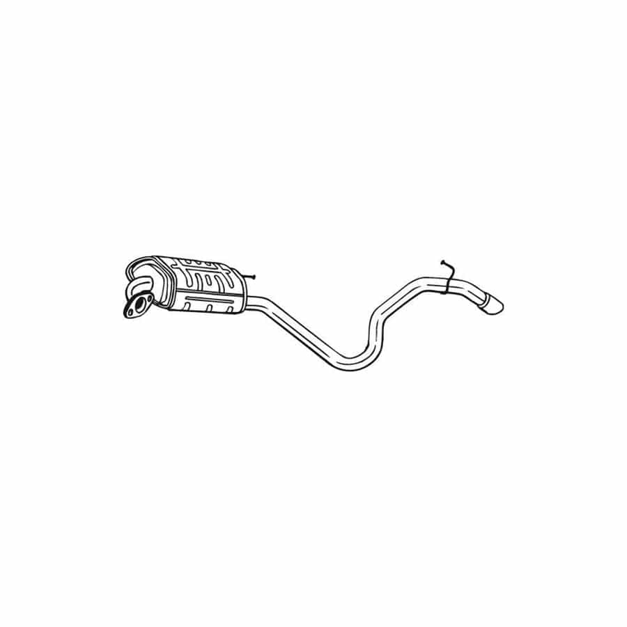 Bosal 280-147 Rear Silencer for Hyundai I30 I Hatchback (Fd)