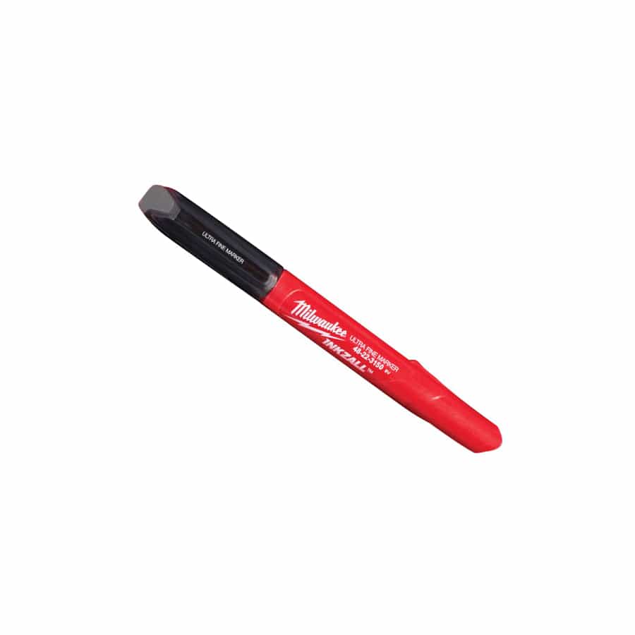 Milwaukee Hand Tools MHT48223154 INKZALL Ultra Fine Tip Marker Black (Pack 4)