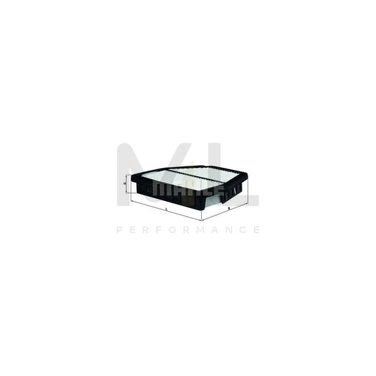 MAHLE ORIGINAL LX 2965 Air Filter Filter Insert | ML Performance Car Parts