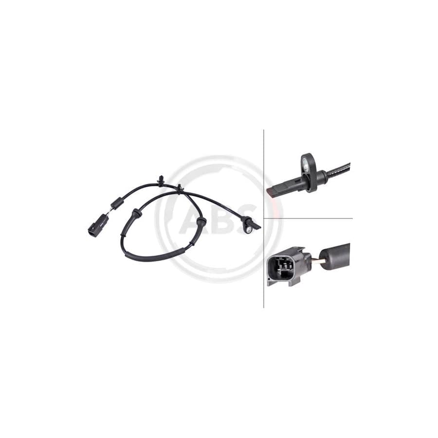 A.B.S. 30799 ABS Sensor for MAZDA 2 Hatchback (DE, DH)