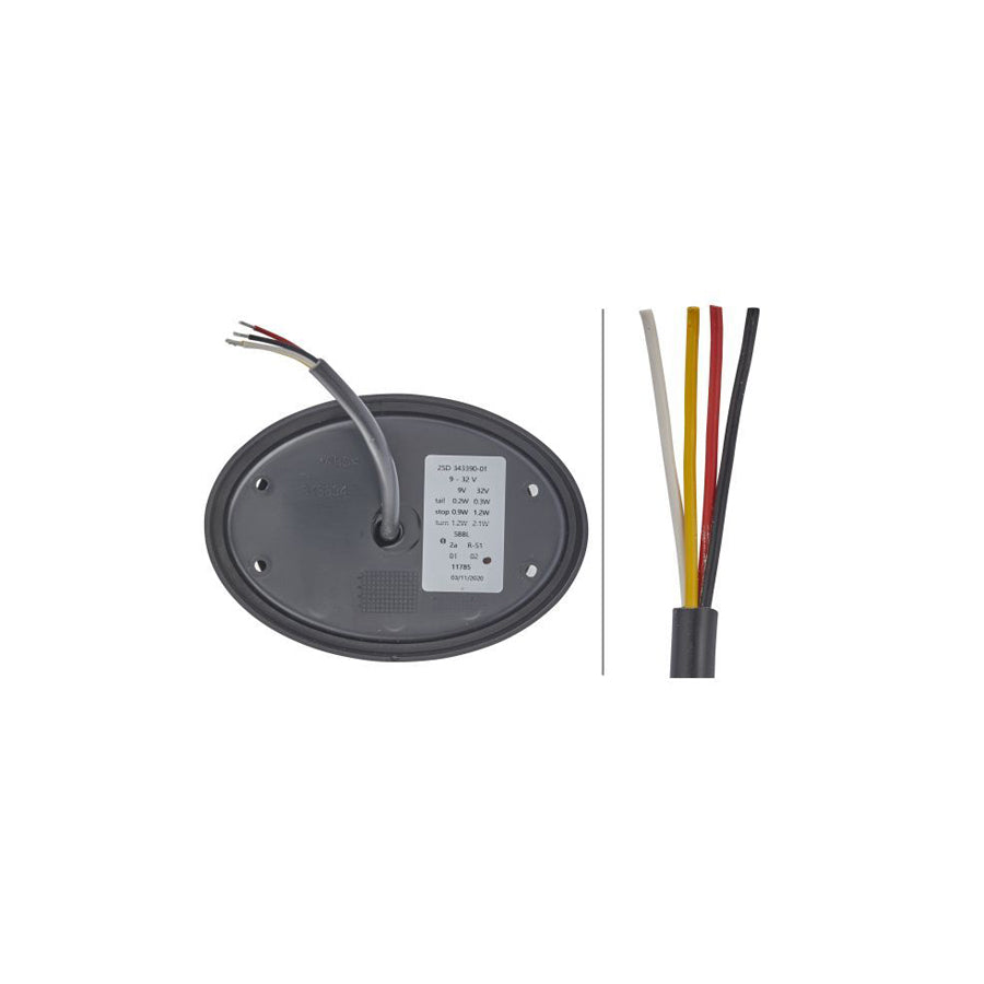 Hella 2SD 343 390-011 Combination Rearlight