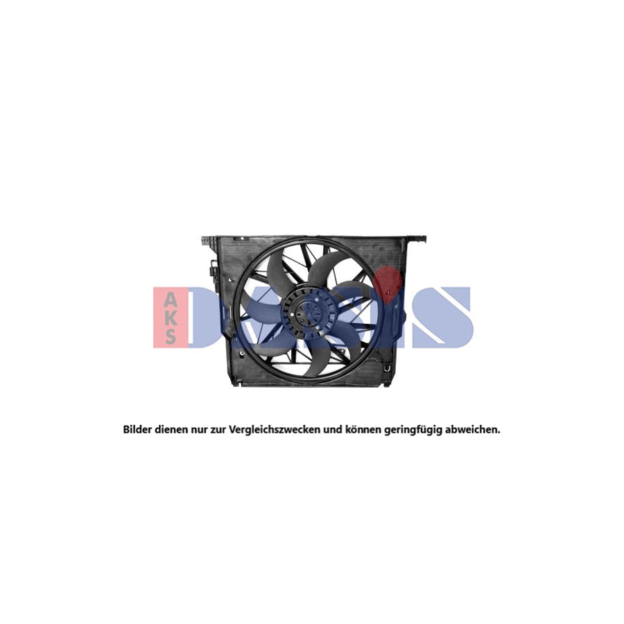 AKS Dasis 058107N Fan, Radiator for BMW 5 Series