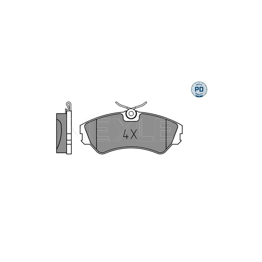 Meyle 025 201 2419/Pd Brake Pad Set For VW Transporter