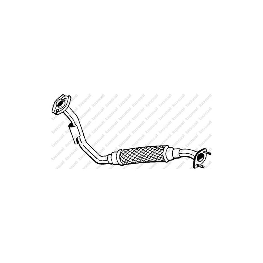 Bosal 789-519 Exhaust Pipe for Mazda 323