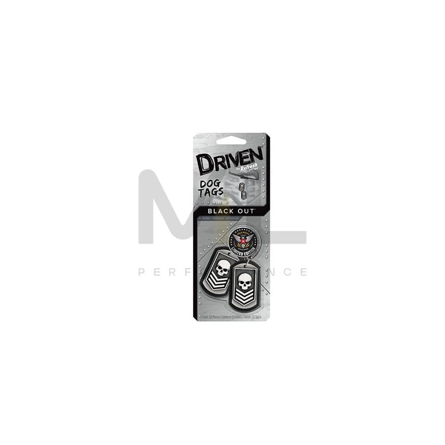 Driven Car Air Freshener - Black Out Ace