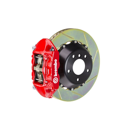 Brembo 2P2.9046A Genesis Hyundai Rear GT 4-Pistons Slotted 2-piece Big Brake Kit 380x28mm (Inc. G80, Genesis)