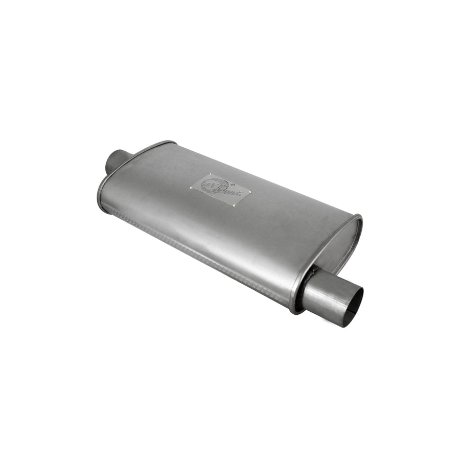  aFe 49M00002 2-1/2 IN ID Center/Offset x 9 IN W x 4 IN H x 18 IN L- Oval Body Muffler  | ML Performance US Car Parts