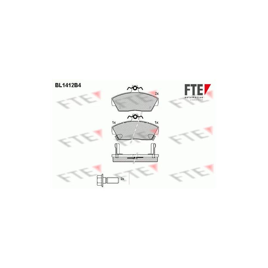 FTE Bl1412B4 Brake Pad Set