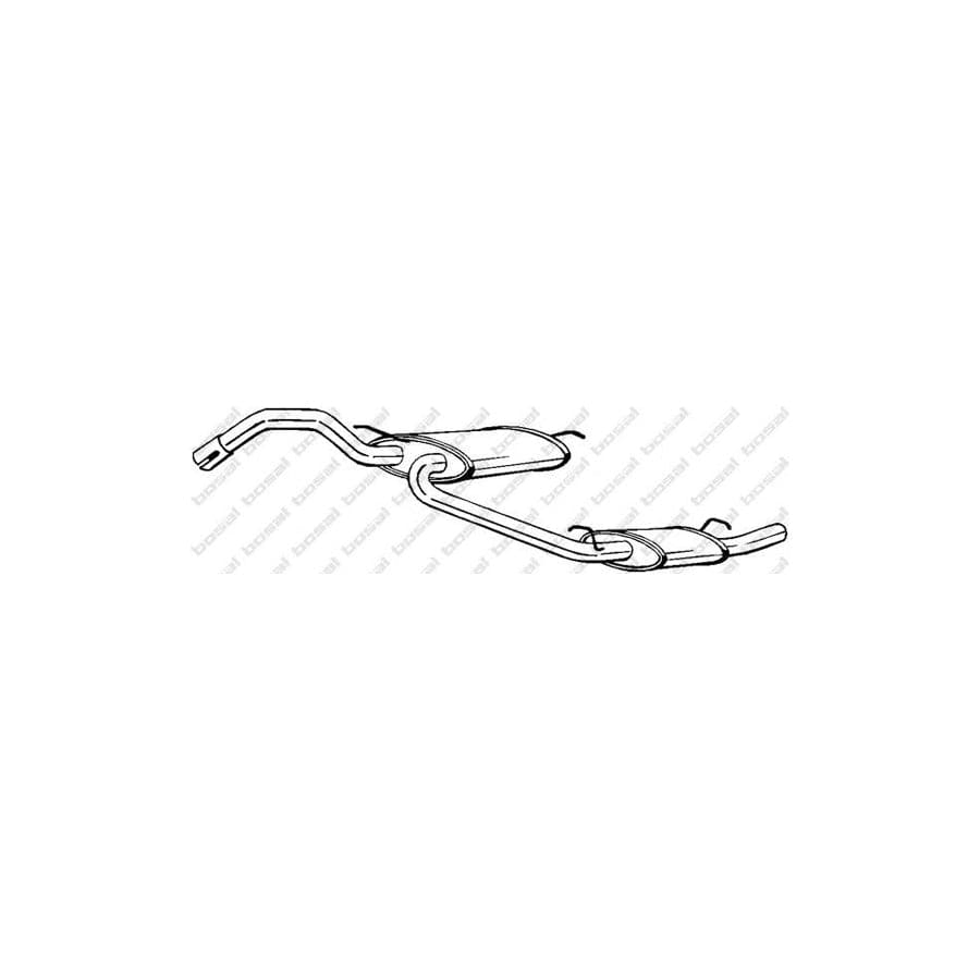 Bosal 280-789 Rear Silencer for Rover 200 Saloon (Xh)