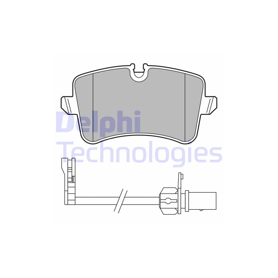 Delphi Lp3681 Brake Pad Set For Porsche Macan (95B)
