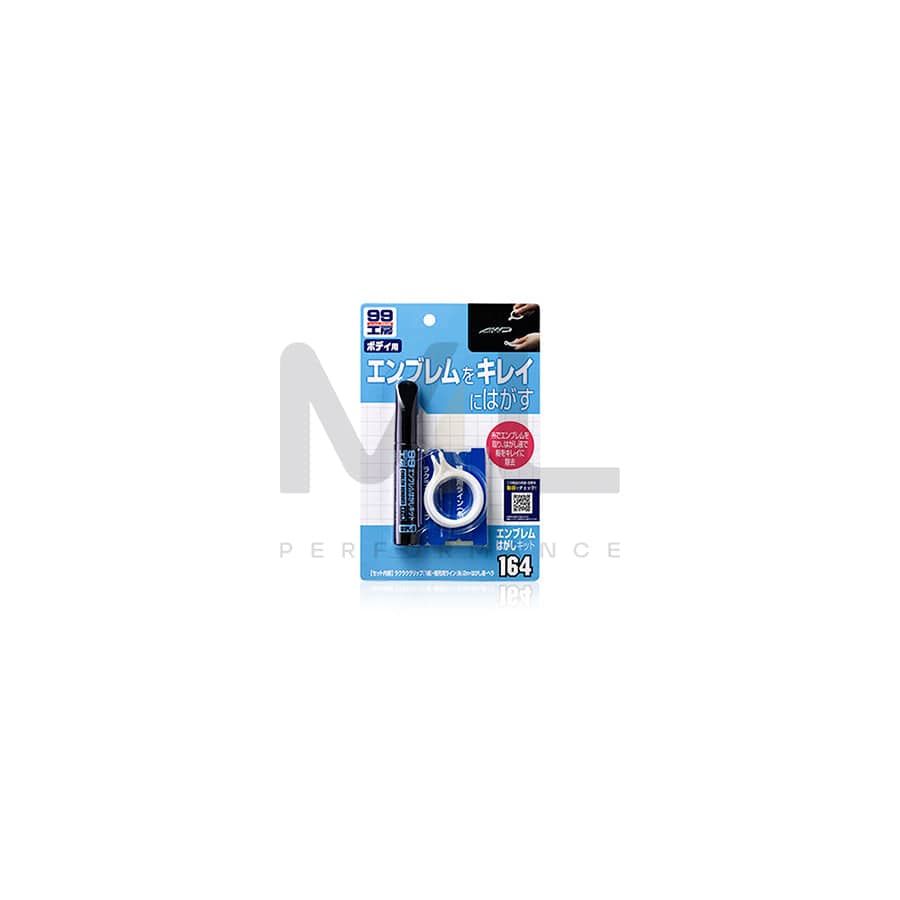 Soft99 09164 Emblem Remover Kit 10 ml