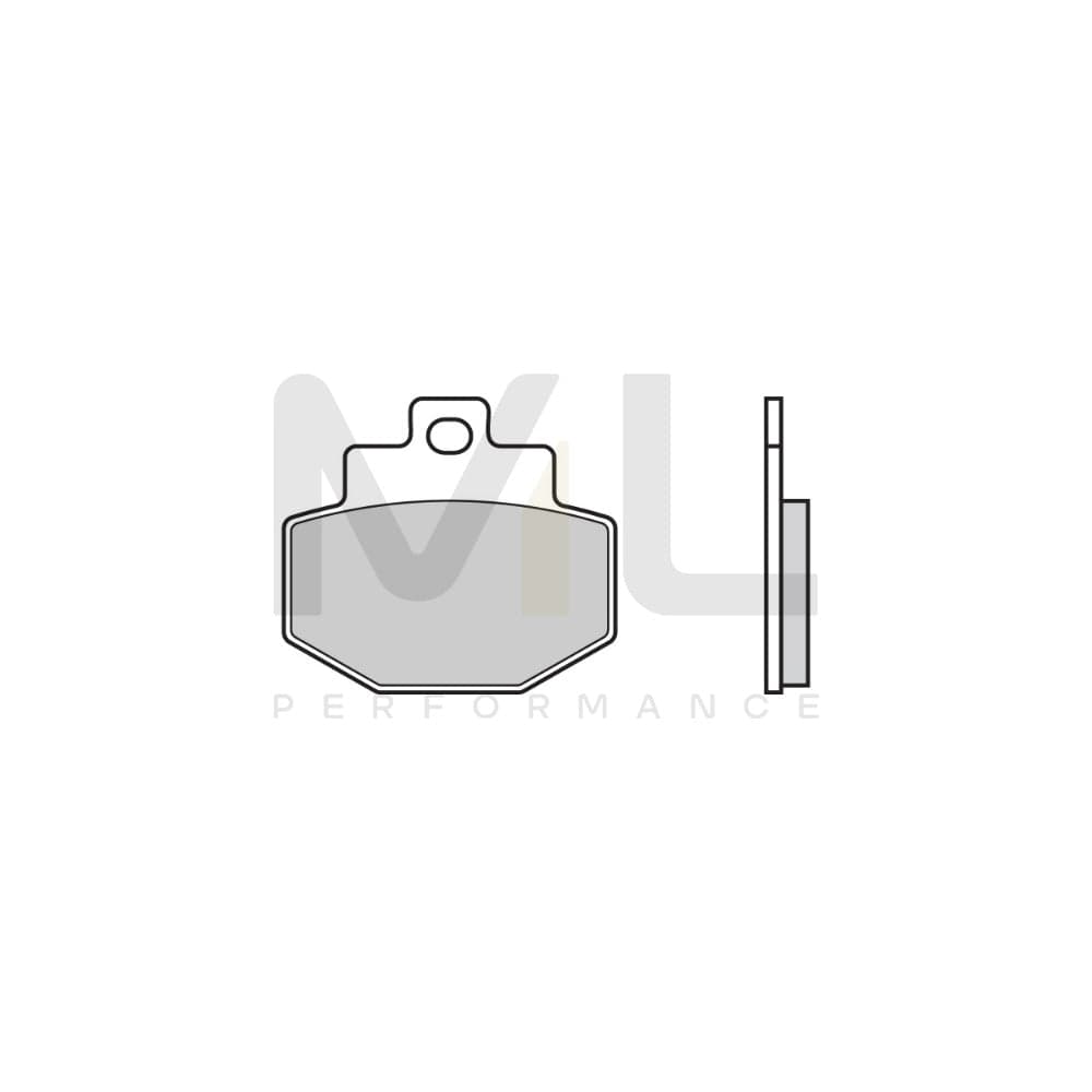 Brembo Carbon Ceramic, Scooter 07047 Brake Pad Set Front And Rear | ML Performance Car Parts