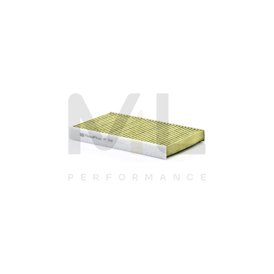 MANN-FILTER FP 2940 Pollen filter Activated Carbon Filter, Activated Carbon Filter with polyphenol, Particulate filter (PM 2.5), with antibacterial action, with fungicidal effect, FreciousPlus