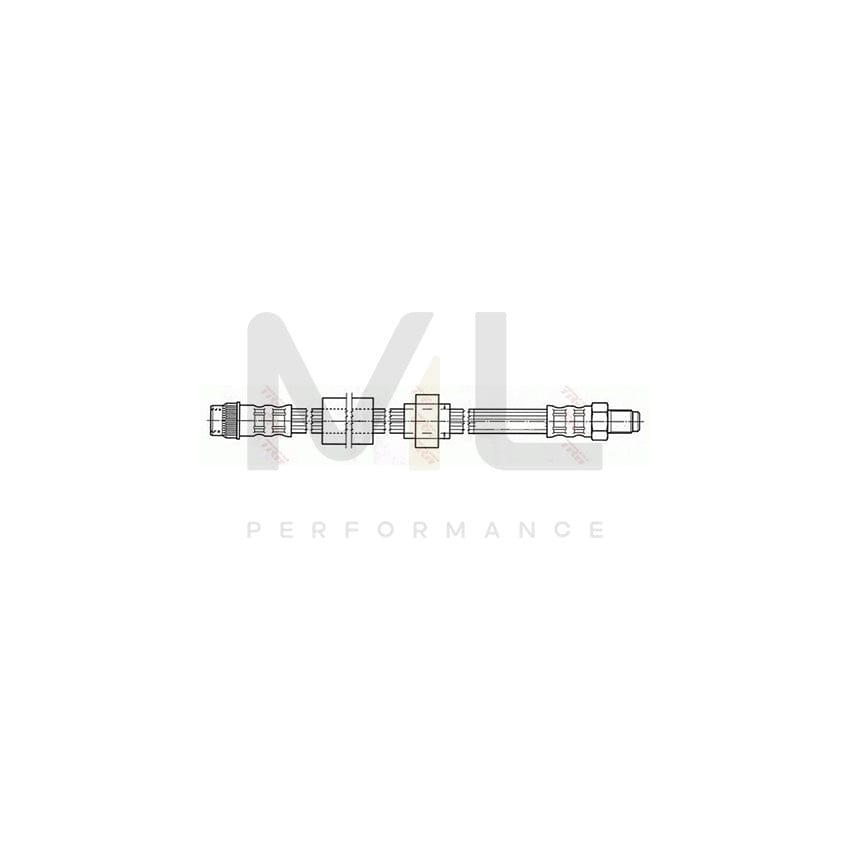 TRW PHB483 Brake Hose 455mm, M10x1 | ML Performance Car Parts