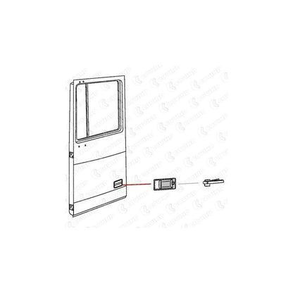 Covind Xf0/197 Door-Handle Frame