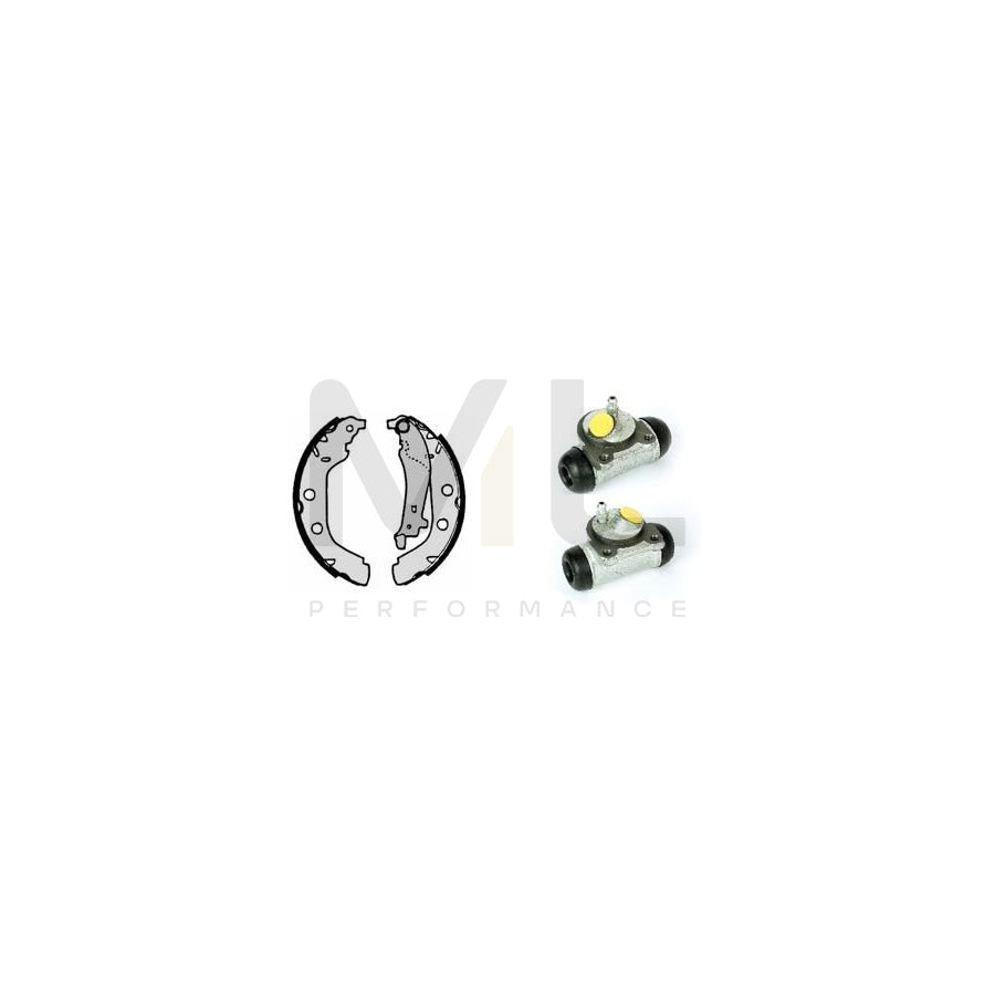 BREMBO STANDARD KIT H 61 067 Brake Shoe Set for PEUGEOT 406 Ø: 228mm | ML Performance Car Parts
