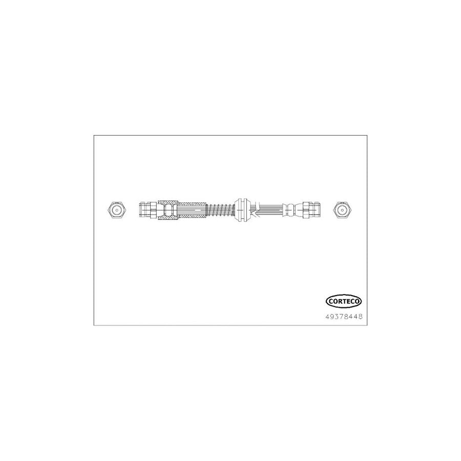 Corteco 49378448 Brake Hose for VW Caddy