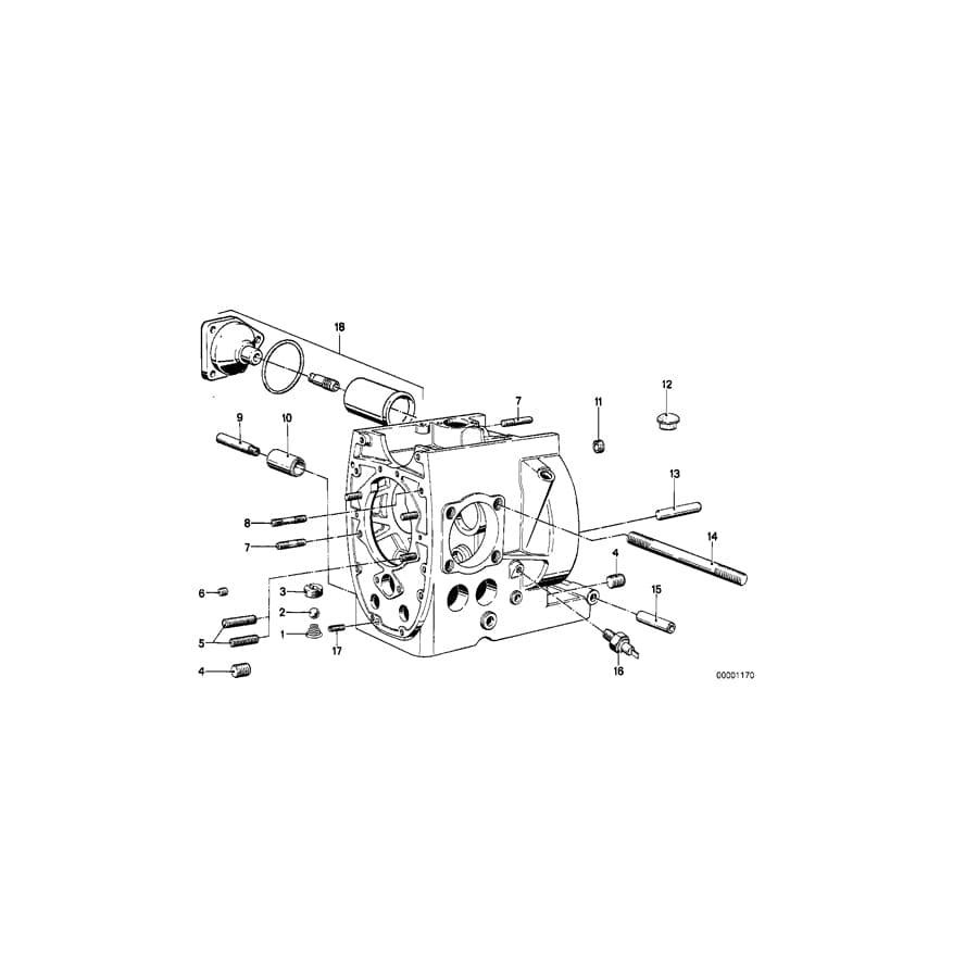 Genuine BMW 11111250156 Dowel Pin 4X26,8mm (Inc. R 80 G/S, R45) | ML Performance UK Car Parts