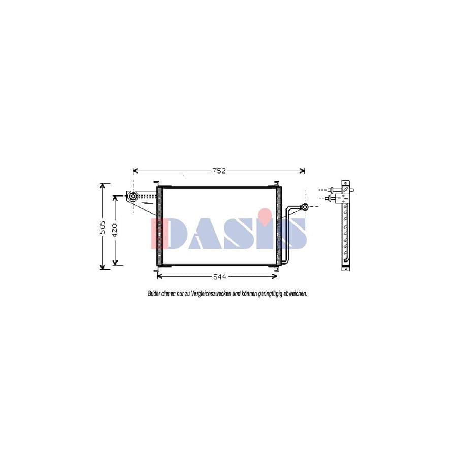 AKS Dasis 220005N Engine Radiator for Volvo 340-360