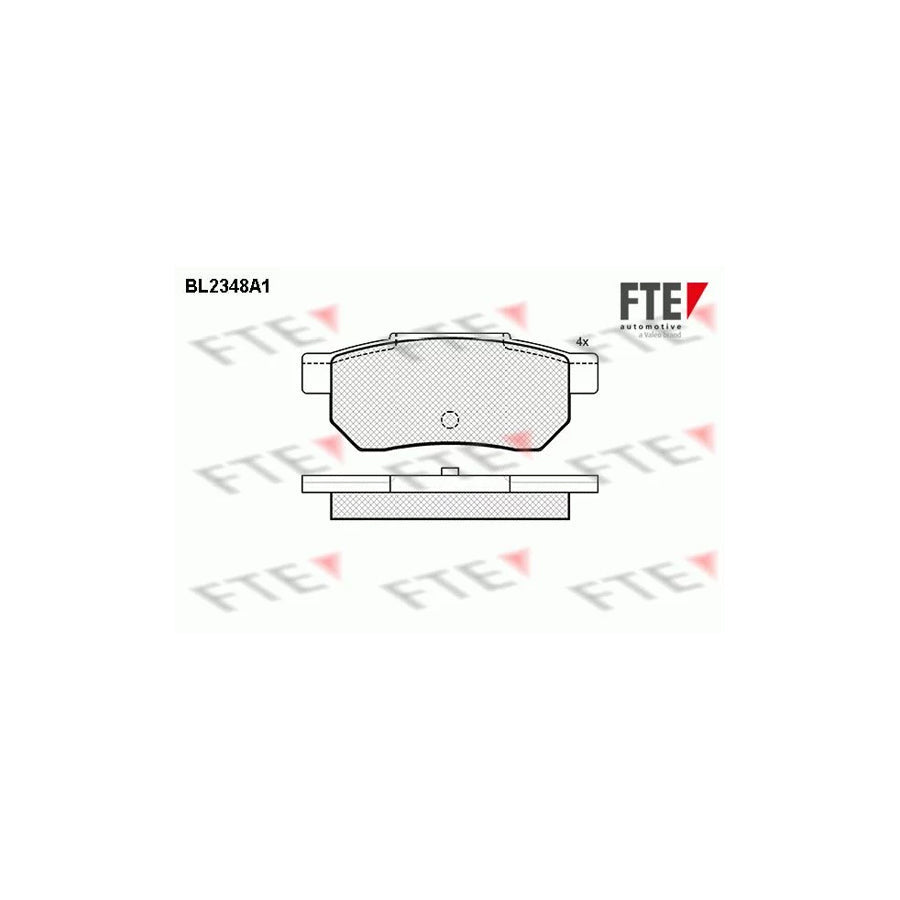 FTE Bl2348A1 Brake Pad Set