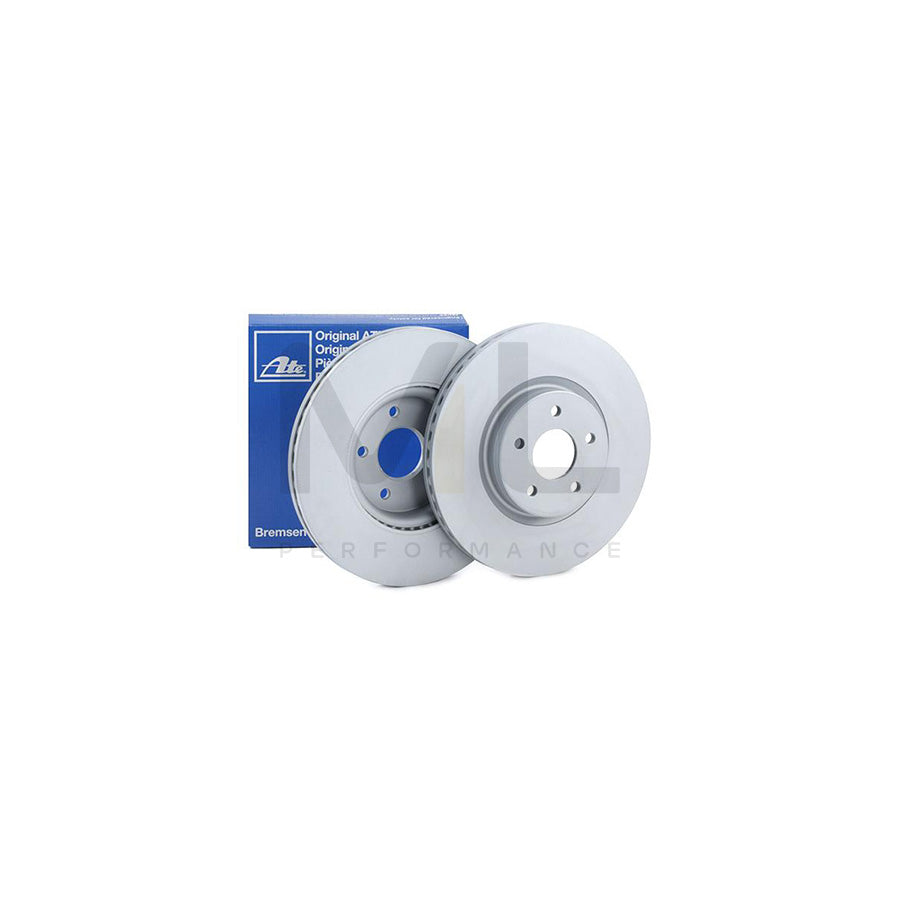 ATE 24.0125-0209.1 Brake Disc Vented, Coated, High-carbon  - 1 piece