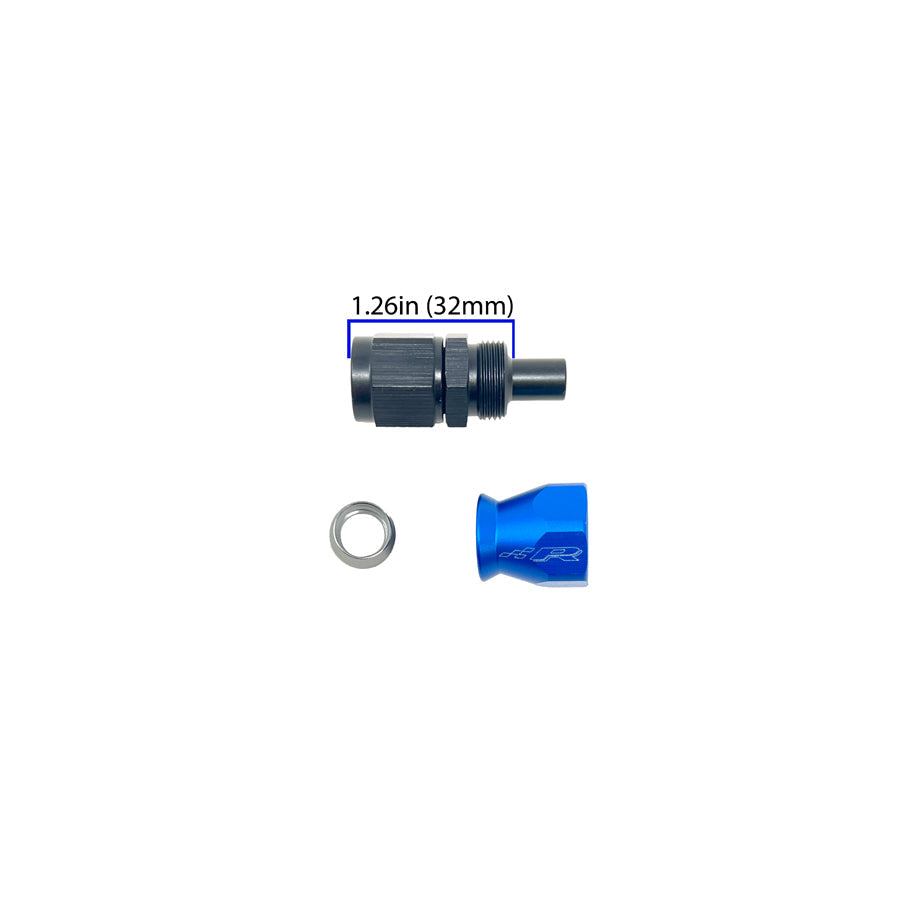 Precision Raceworks 201-0179 PTFE to AN-6 Female Flare - Fuel Line Fitting