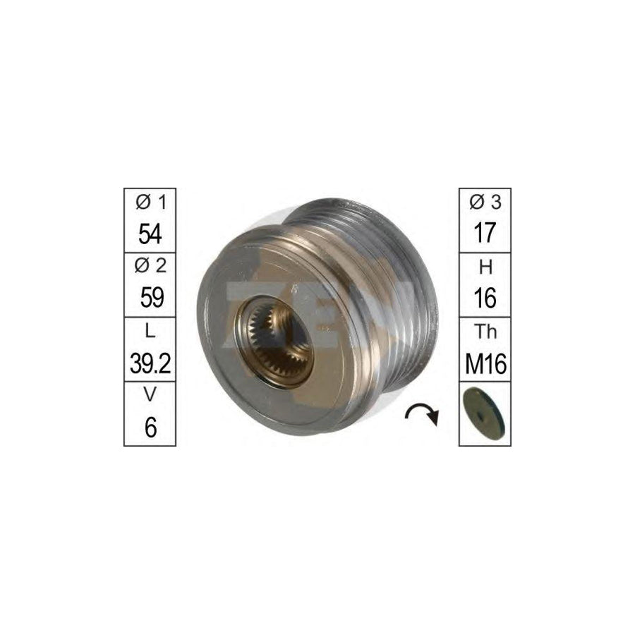 Era 219051 Alternator Freewheel Clutch