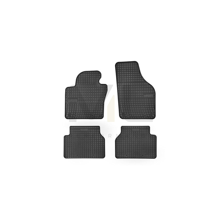 FROGUM Tailored 0400 Floor mat set for VW Tiguan I (5N) Elastomer, Front and Rear, Quantity: 4, Black, (LHD)